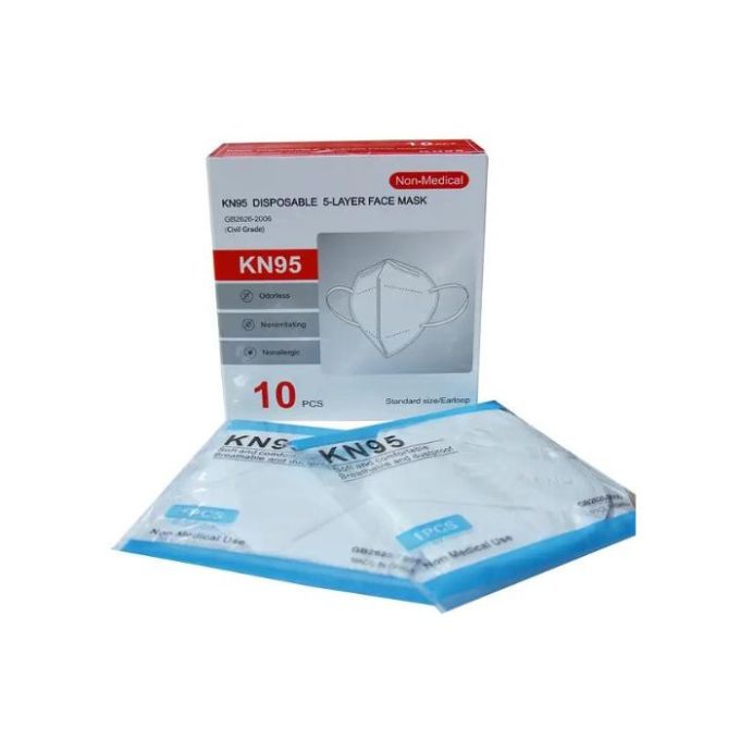 Маска захисна  KN95 БЕЗ КЛАПАНА