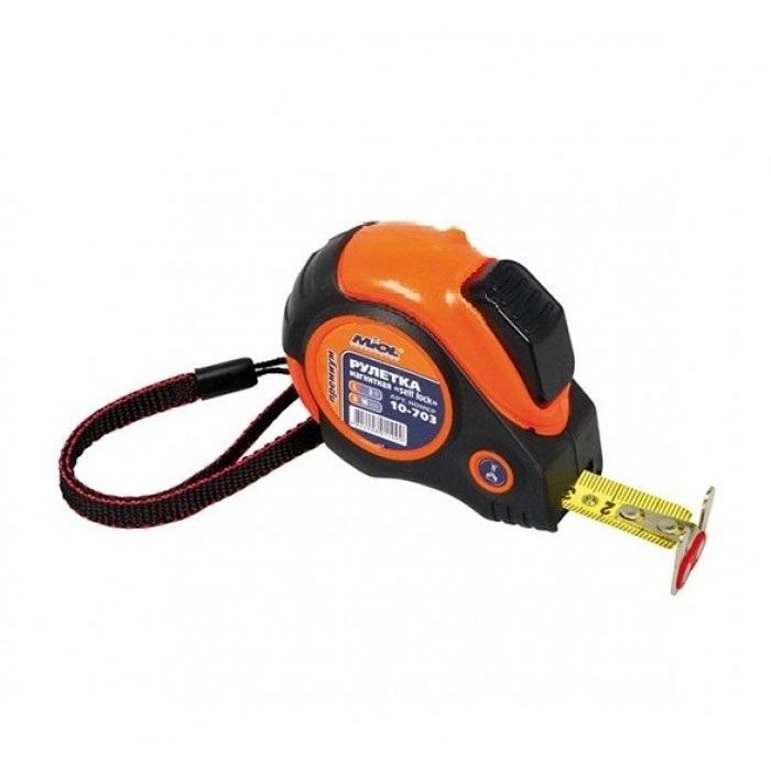 Рулетка 3м магнітна self lock прогумов. з двосторон. стрічкою PREMIUM