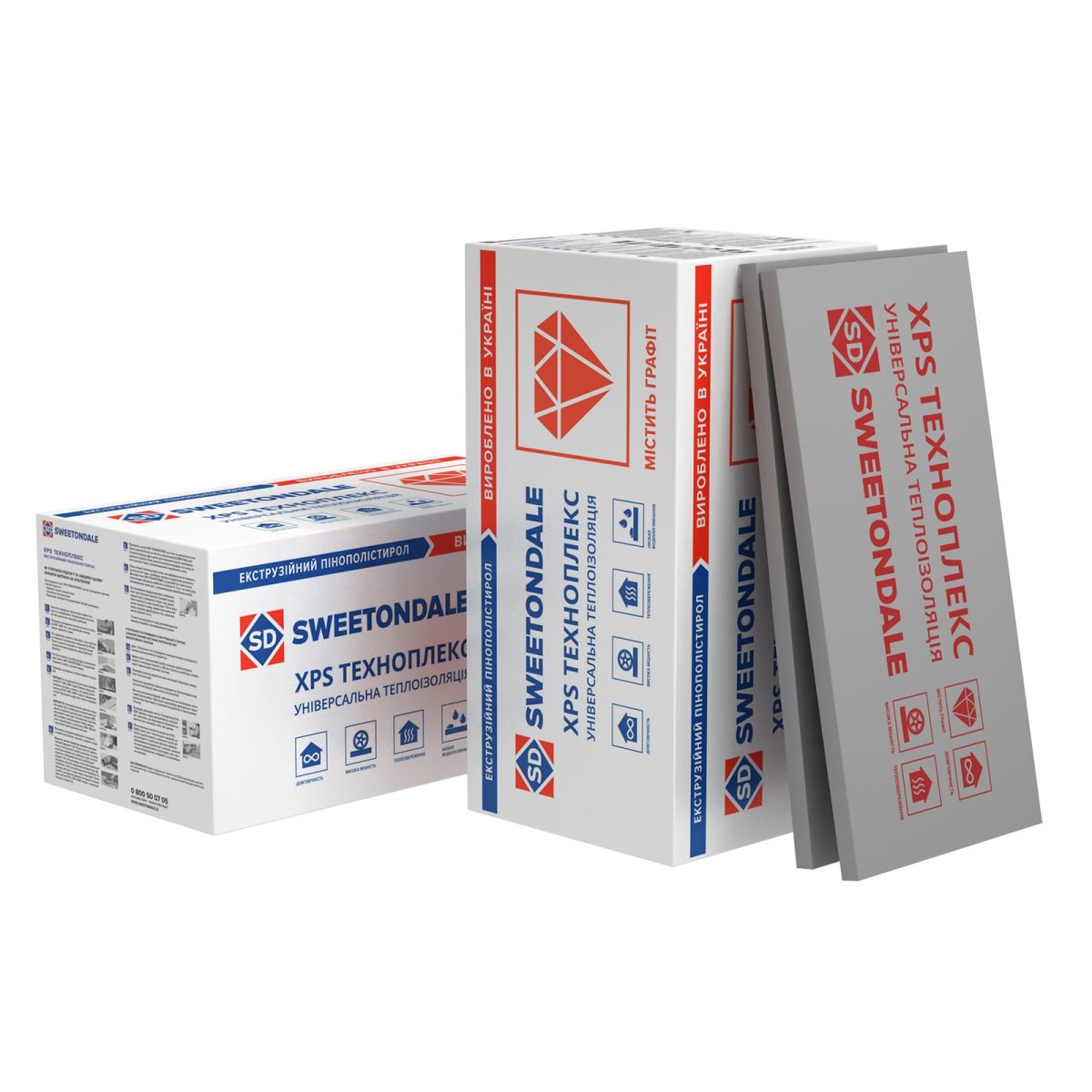 Плины пенополистирольные экструзионные Техноплекс С/2 1180*580*50мм-L-2 ФРЕЗЕРОВАНЫ