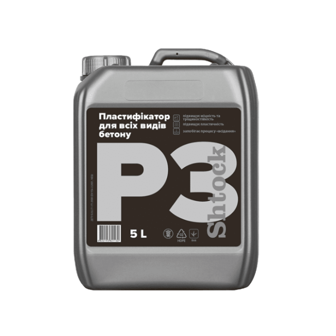 Shtock Пластификатор "Для всех видов бетона" (P3), 5 л