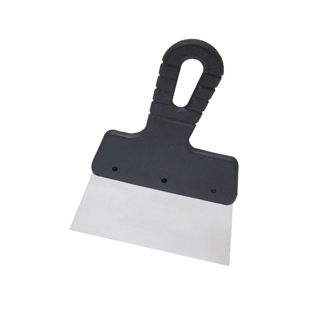 Шпатель малярный Yoshimoto нержавеющий с пластмассовой ручкой, 150 мм.