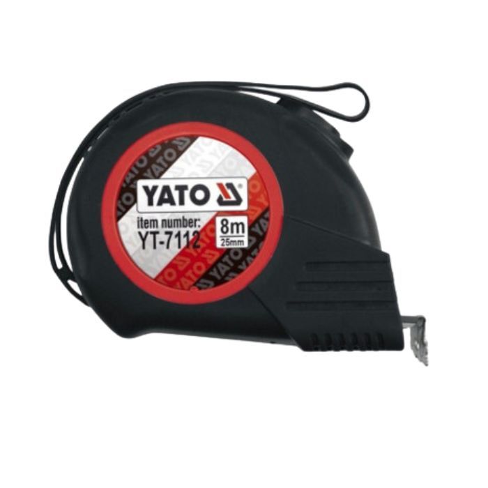 Рулетка магнітним наконечником і нейлоновим покриттям ,b=25 mm,i=8 m