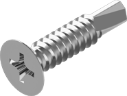 TEX-W Винт 3.9х25 цб пот РН окон 46