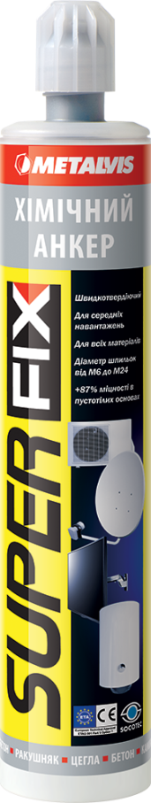 SUPERFIX Хімічний анкер 300 мл Metalvis