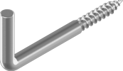Шуруп крюк 6,0х65/70 цб MV