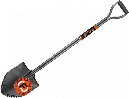 Лопата суцільнометалева штикова з зубами 120см