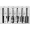 Набір фрез різної форми по металу YATO, для дрилі, з шпінделем Ø= 6 мм, 6 шт.