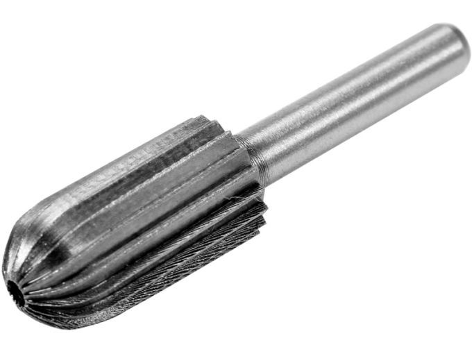 Фреза циліндрична півкругла по металу YATO : Ø13 x 25/55 мм, HSS 4241, хвостовик- Ø6 мм