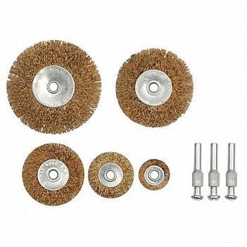 Щітка-крацовка VOREL , Набір плоских 5шт.