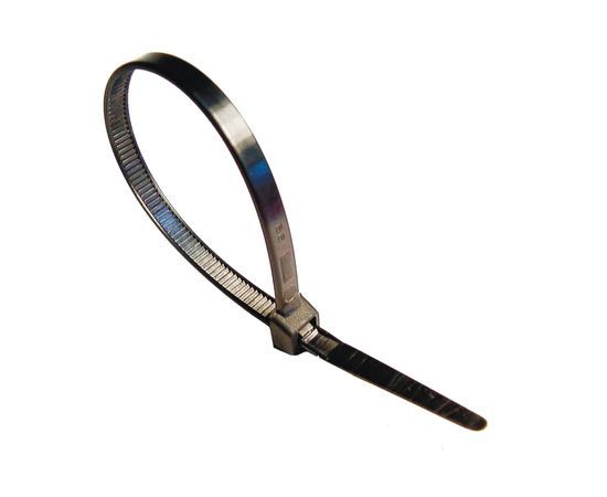 Хомут стяжний капрон.UV чорний 350х4,8 100шт