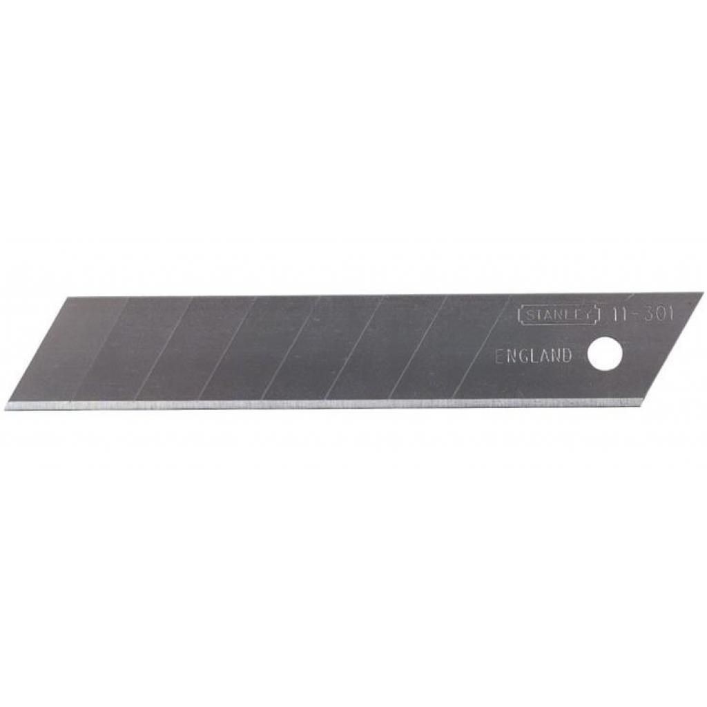 Леза змінні з відломними сегментами STANLEY : M= 18 мм. 10 (Шт/Уп.)