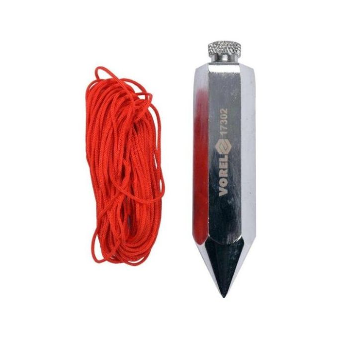 Высокий строительный VOREL, 6-гран. форма, Ø=19 мм, l=88 мм, M=140 гр, со шнуром l=4,5 м
