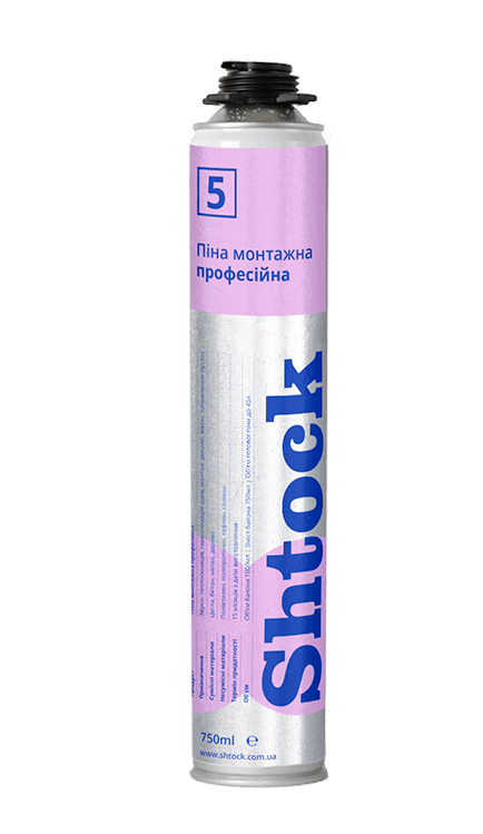 Піна монтажна Shtock, 750 мл (12шт) (пал.672шт) №5