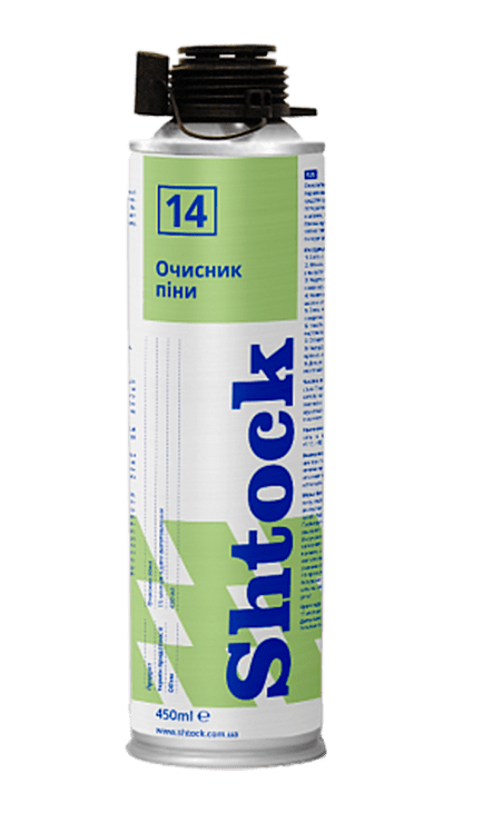 Очищувач піни монтажної Shtock, 450 мл (20шт) №14