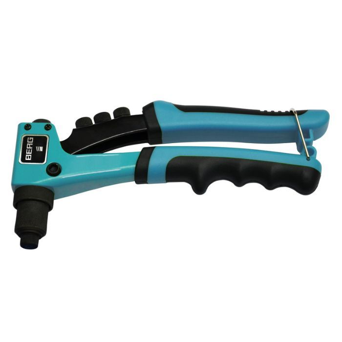 Заклепник металлический с сменными головками, усиленный, Berg