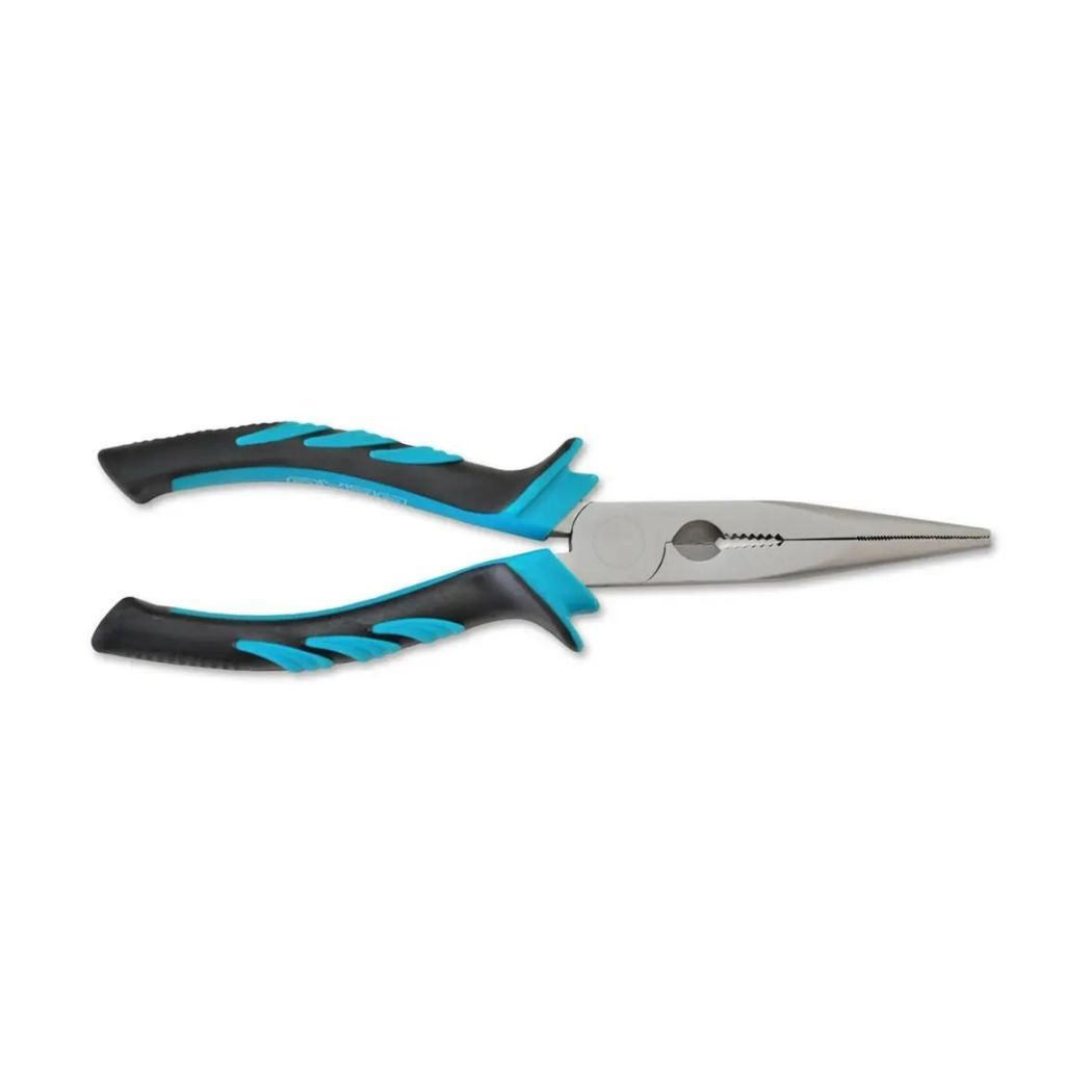 Тонкогубці вигнуті Cr-V, нікель, 180 мм