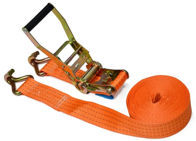 Стяжний ремінь 5т/50 мм х 8 м, з тріскачкою