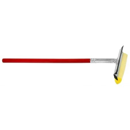 Губка с резинкой на деревянных. ручке, для стекла