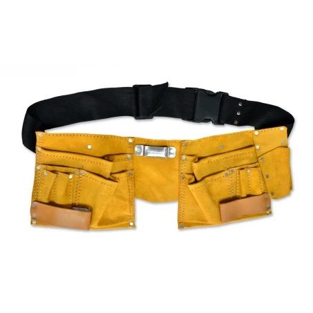 Пояс для інструментів шкіряний, 10 відділень