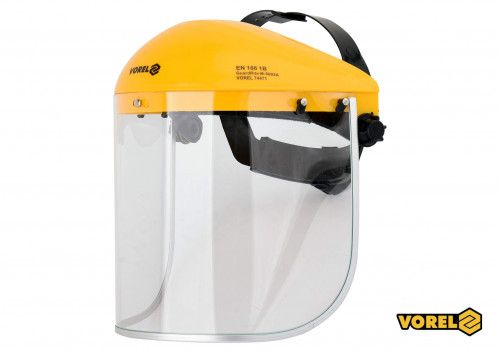 Щиток захисний VOREL для обличчя з прозорим регулювальним екраном