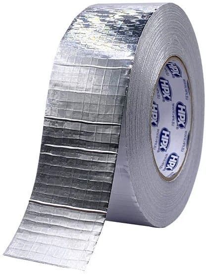 Стрічка одностороння армована срібляста, 50 см*25м, HPX6200