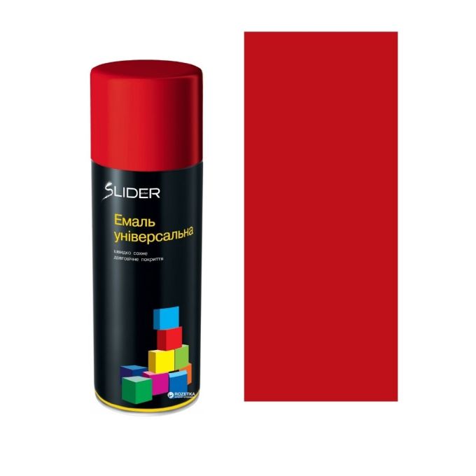 Емаль SLIDER color універсальна 3020 червона 400 мл
