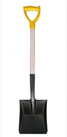 Лопата совкова з держаком і ручкою 225*275*490мм L-1200мм порошкове фарбування