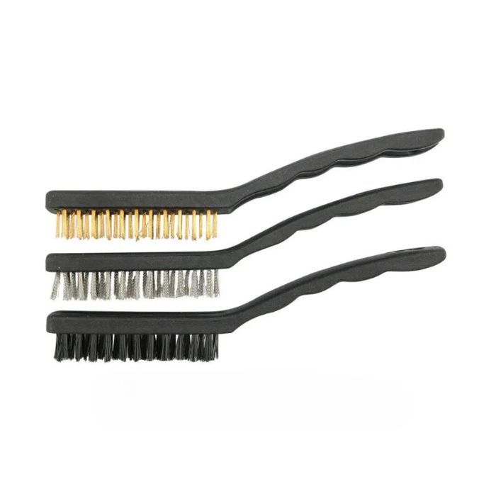 Щетки проволочные мини VOREL, Набор 3шт, l=230мм