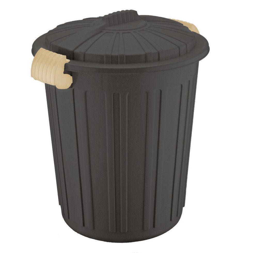 Бак для сміття Irak Plastik Luxury № 5 Herkul 73 л шоколад