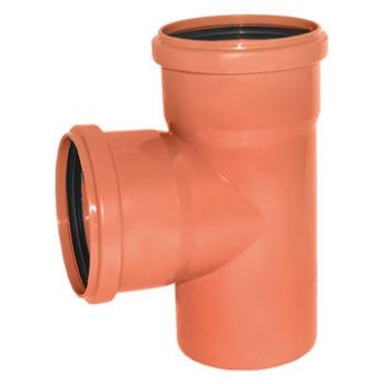 Тройник канализационный ПВХ 87 D.110x110 (8/130)