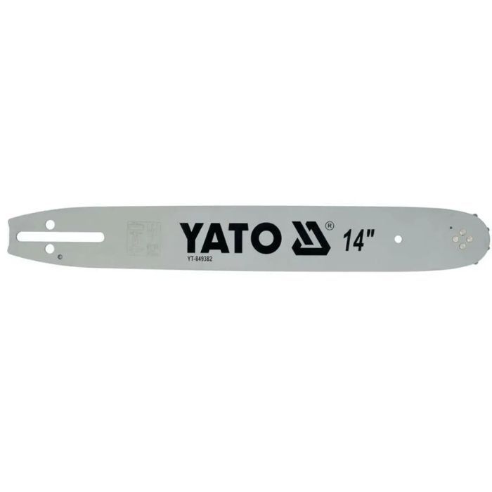 Шина направляющая цепной пилы YATO l= 14"/ 36 см (52 звена) для цепей YT-84951, YT-84960