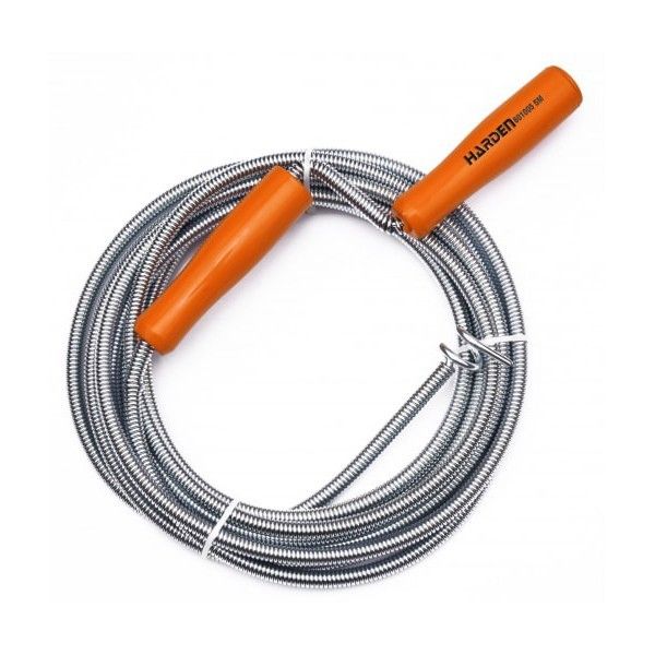 Трос пружний для чистки каналізац. труб, Ø= 9 мм, l= 5 м