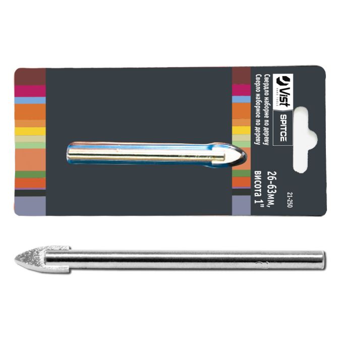 Свердло по склу і плитці, 12 мм