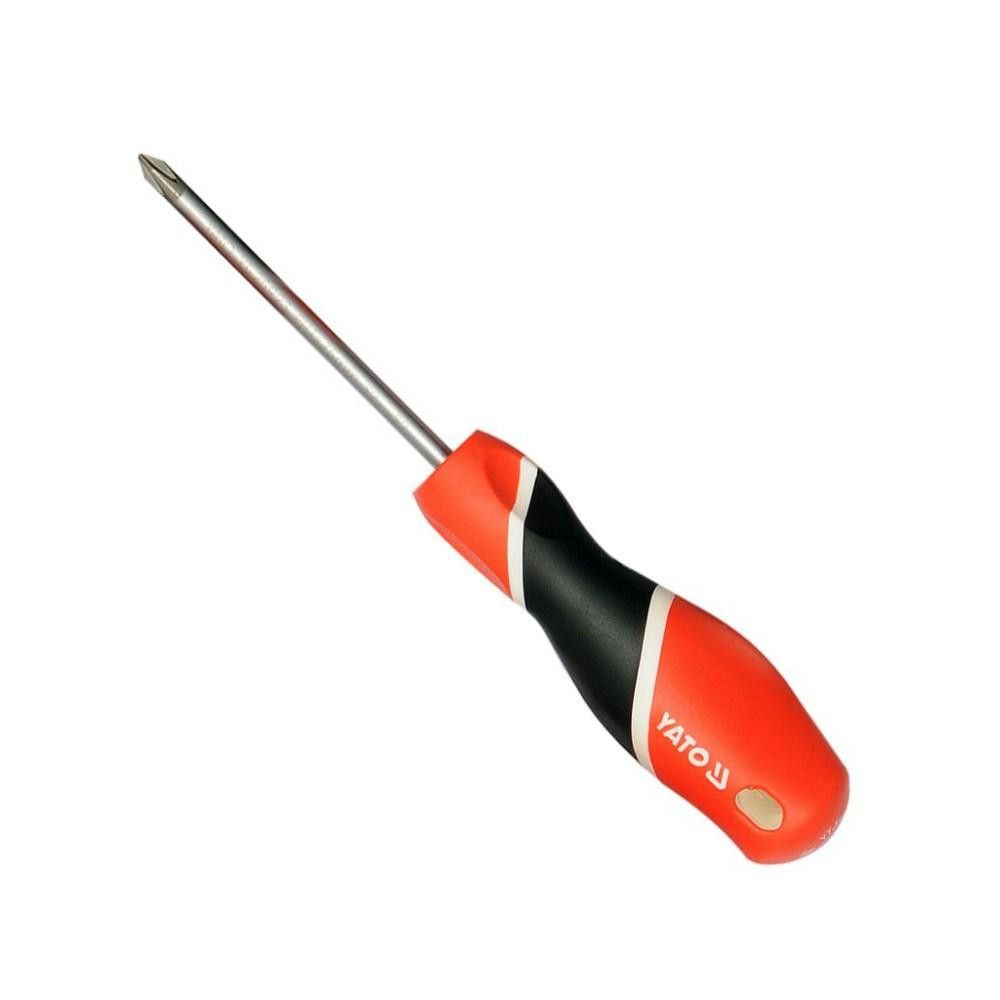 Отвертка крестовая YATO: "Philips" PH1х150 мм