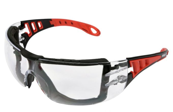 Окуляри захисні YATO прозорі,прозорі, зі зміцненими еластичними дужками