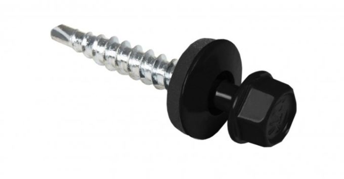 TEX-HF Гвинт 4,8х35 RAL 9005  д/дер тем.чорний