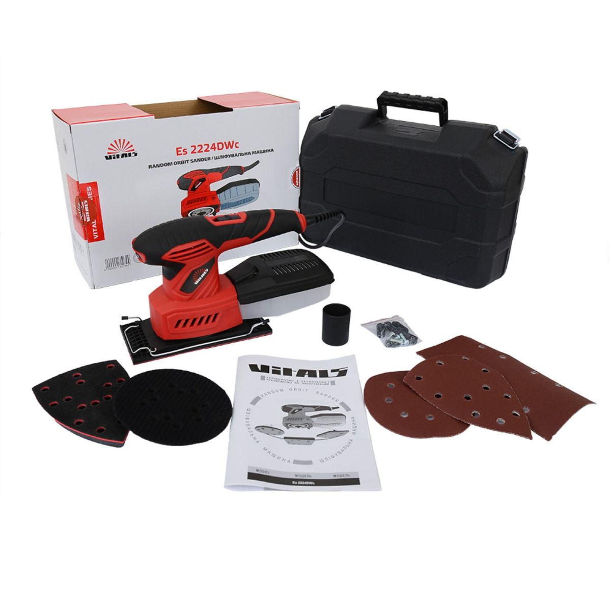 Вибрационная шлифмашина Vitals Es 2224DWc
