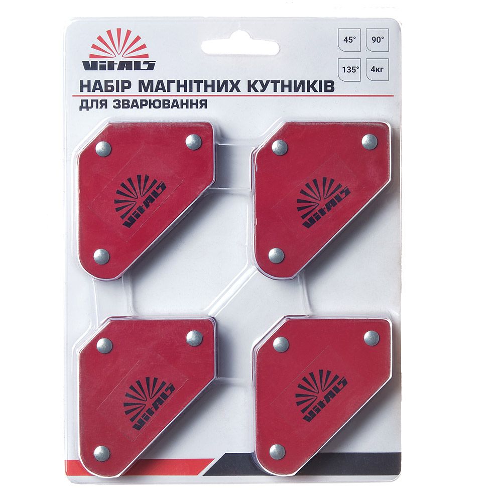 Набiр магнiтних кутникiв для зварювання WMS 4 шт