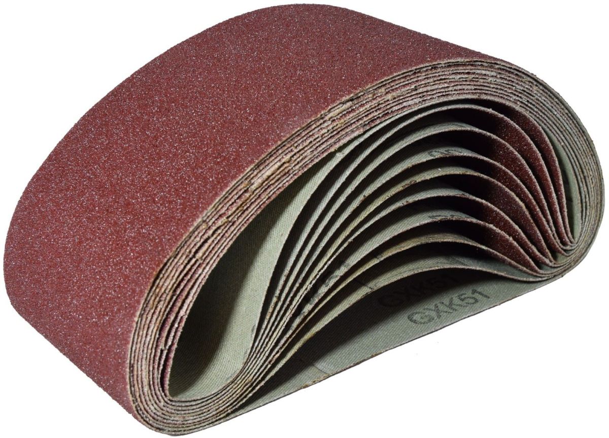 Стрічка шліфувальна 75*457мм  Р120 ''BlackStar'' (упак.10шт.)