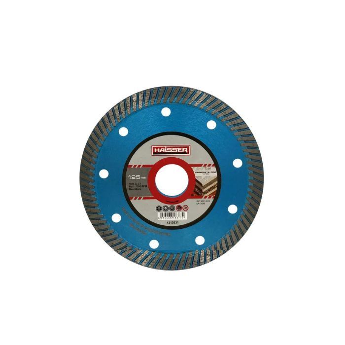 Круг алмазний Turbo CONCRETE PRO 125x2.3x10x22.23 (HAISSER) 4212631