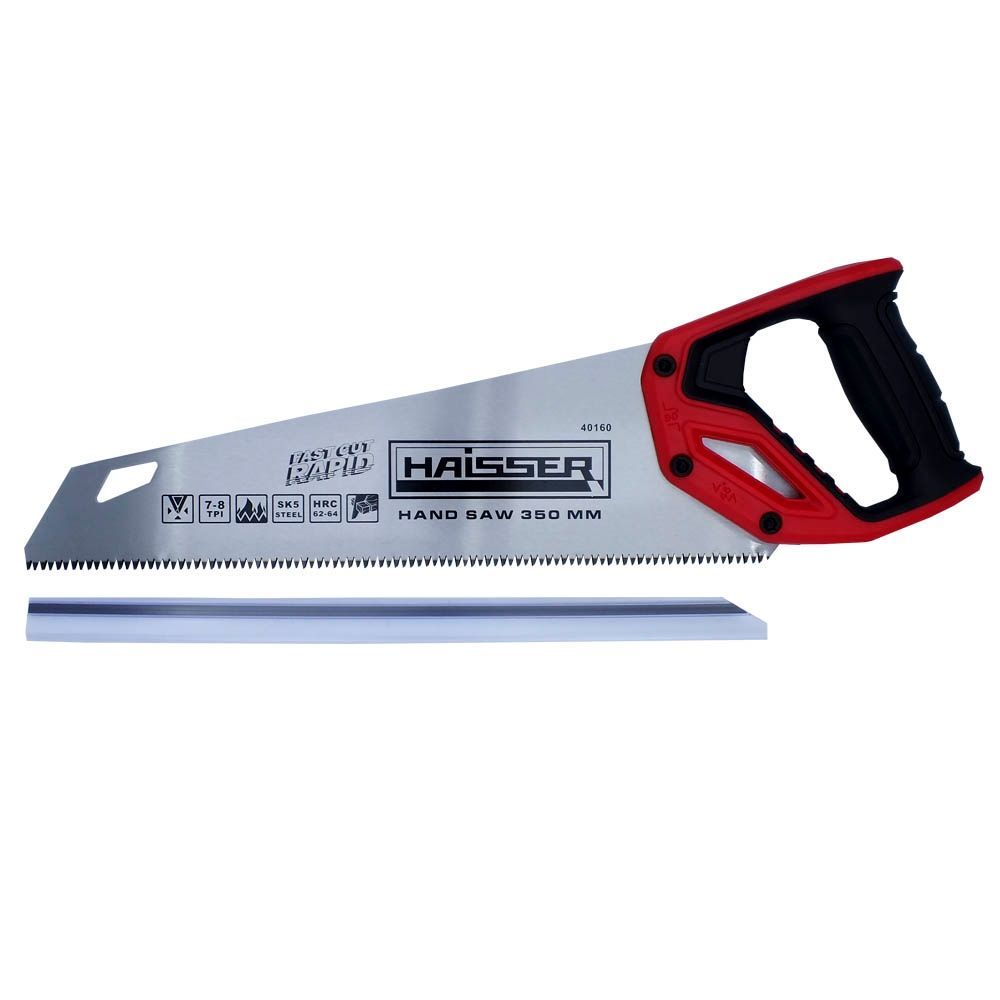 Ножівка по дереву 350 мм, 7-8TPI, 3D, SK5, Rapid HAISSER