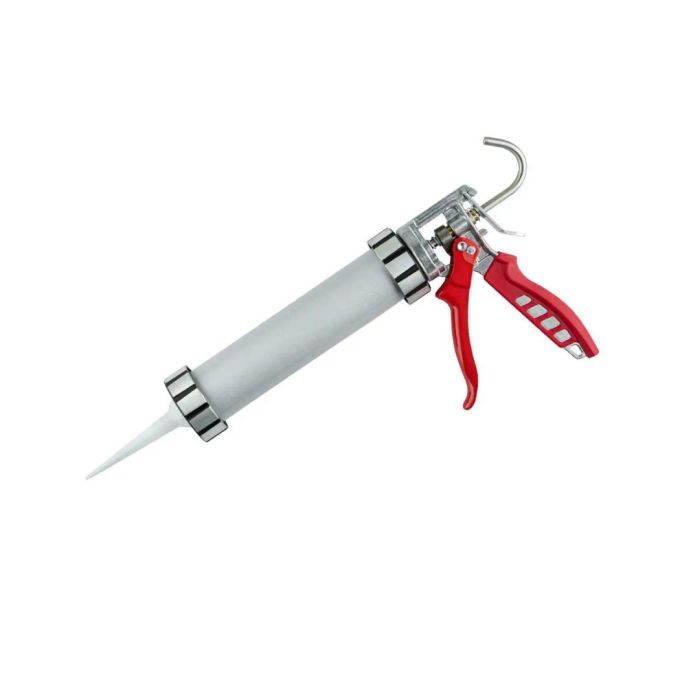 Пистолет для герметика 420 мл, закрытого типа, алюминий HAISSER