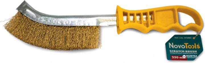 Щітка ручна NovoTools, 250мм, пласт./жовта