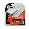 Степлер з регуляц. сили YATO 3-функційний для скоб прямокутн- 4-14х 11,3 мм, півкруглих- 10-12х 6,3