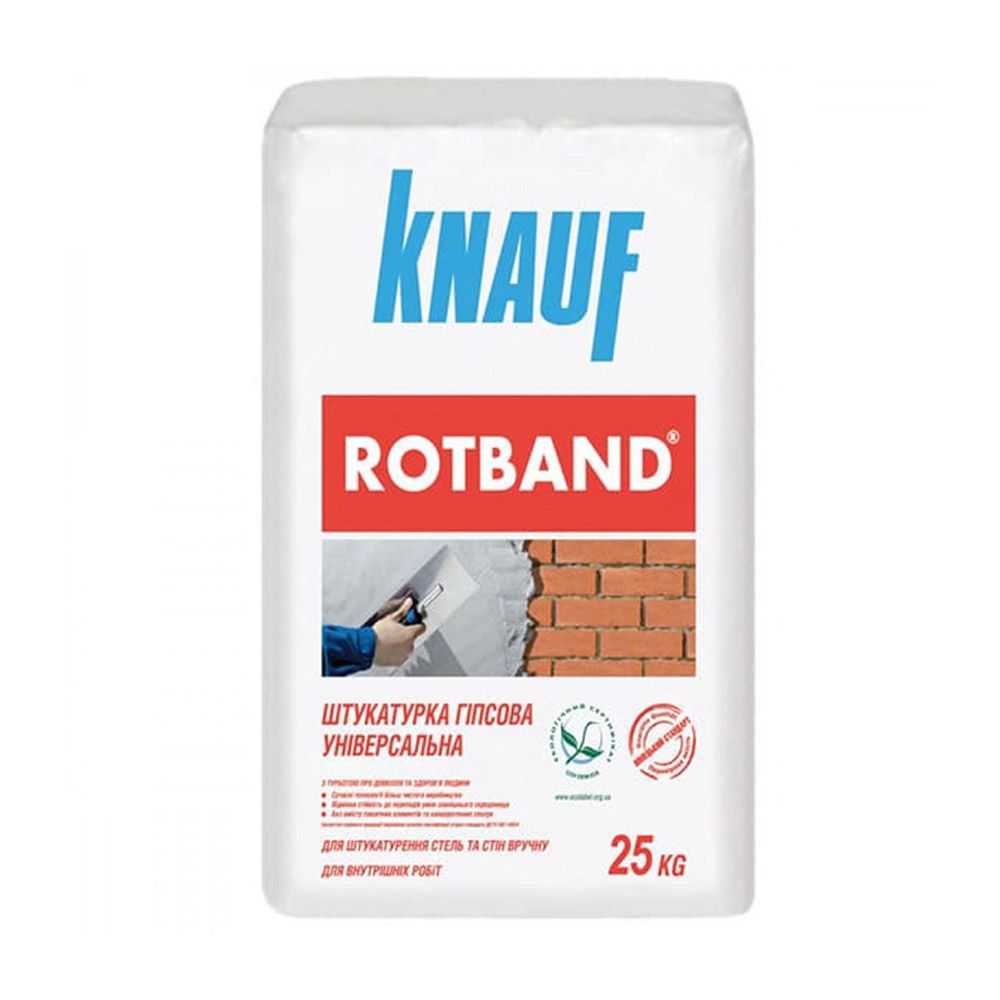 Штукатурка гіпсова Rotband, 25 кг МОЛДОВА