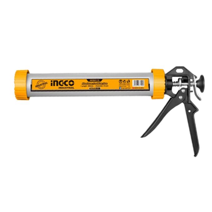 Шприц для герметика 380 мм алюмінієвий INGCO INDUSTRIAL