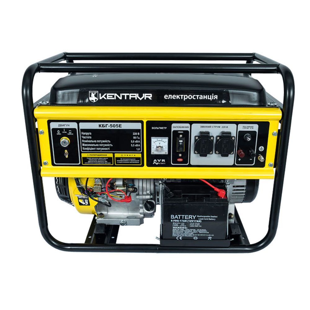 Бензиновий генератор Кентавр КБГ-505Е