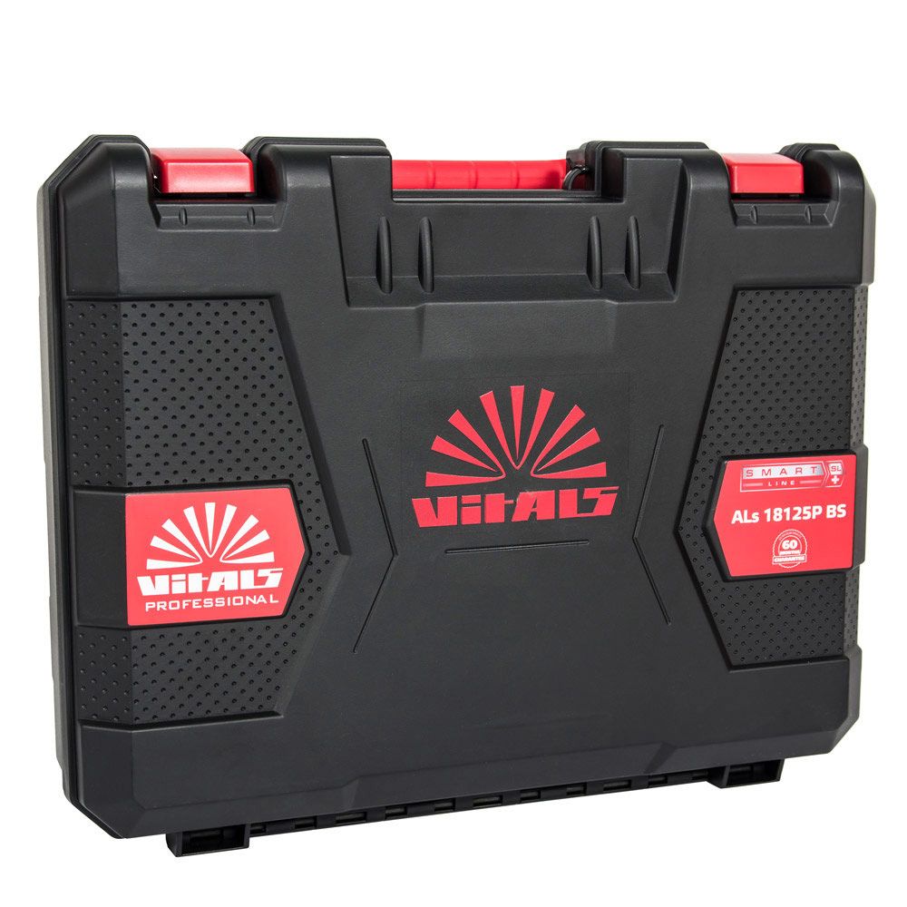 Пластиковий кейс для акумуляторного інструменту торгівельної марки Vitals Professional ALs 18125P BS