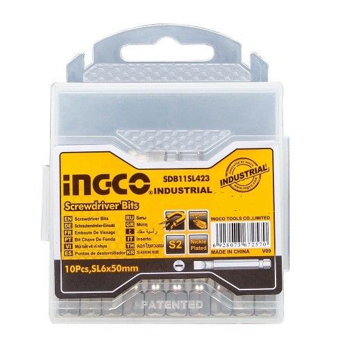Биты S2 SL6*1.0x50 мм, 10 шт