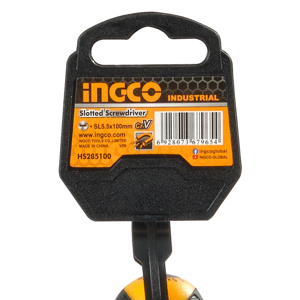 Викрутка плоска 5,5x100 мм INGCO INDUSTRIAL